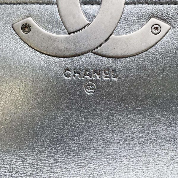 9696945 16 CHANEL Matelasse Coco Mark Mini Pochette Lambskin Chain Shoulder Bag