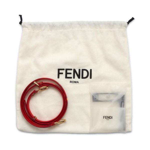 9698086 12 Fendi Mini Peekaboo Marble Handbag 2way Shoulder Bag