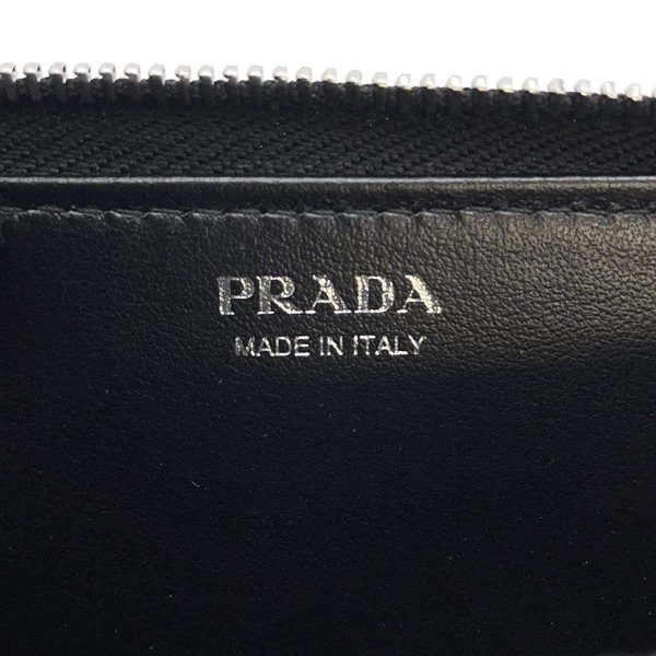 9699212 09 Prada Triangle Coin Case Key Case Black