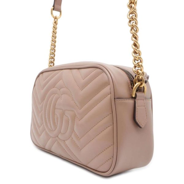 9699380 02 Gucci GG Marmont Quilted Small Chain Shoulder Bag