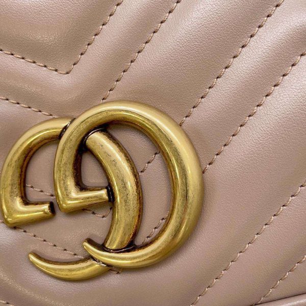 9699380 10 Gucci GG Marmont Quilted Small Chain Shoulder Bag