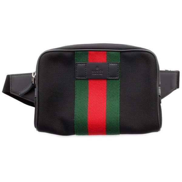 9702936 01 Gucci Sherry Line Body Bag Black