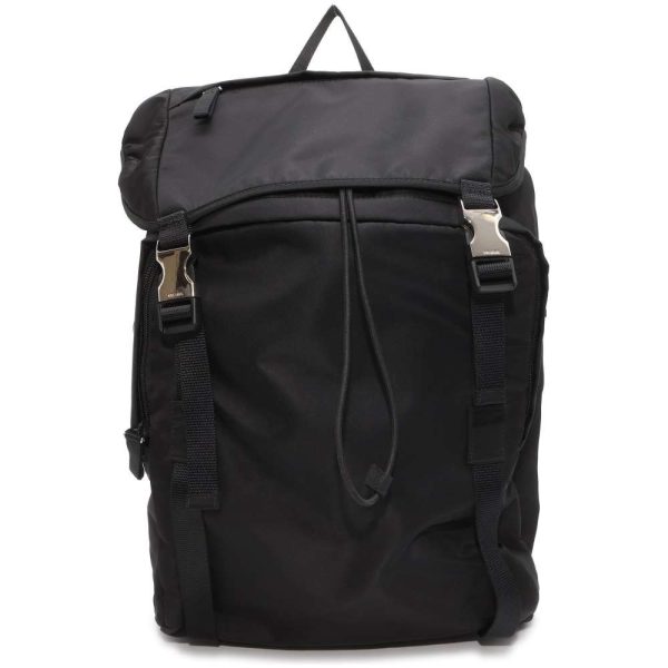 9703117 01 Prada Nylon Backpack Rucksack Black