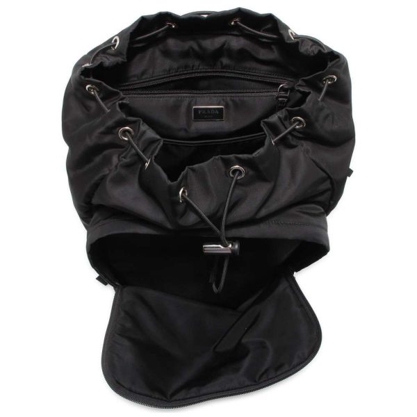 9703117 05 Prada Nylon Backpack Rucksack Black