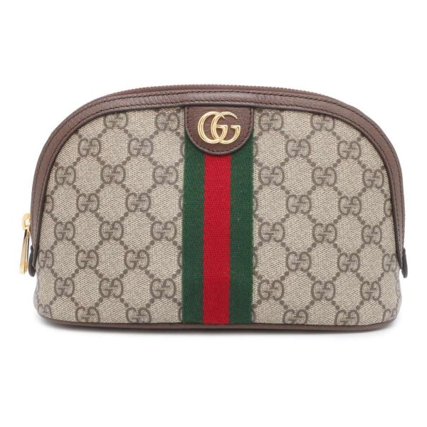 9704138 01 Gucci Ophidia GG Supreme Pouch Beige