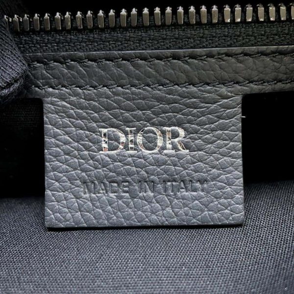 9706286 13 Christian Dior Oblique Weekender 25 Handbag 2way Black