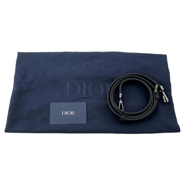 9706286 14 Christian Dior Oblique Weekender 25 Handbag 2way Black