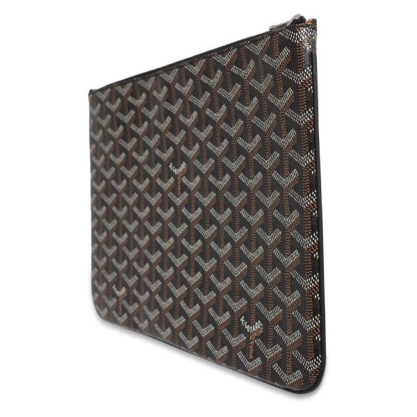 9706828 02 Goyard Sena MM Clutch Bag Black