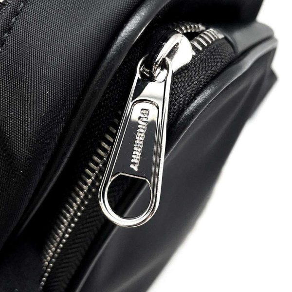 9707603 07 Burberry Nylon Shoulder Bag Black