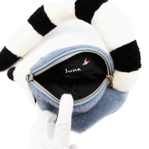 9711006 06 LOEWE Suna Fujita Lemur Handbag White