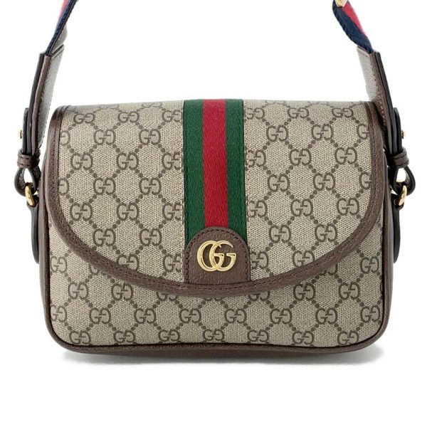 9714663 01 Gucci Ophidia GG Supreme Shoulder Bag Beige