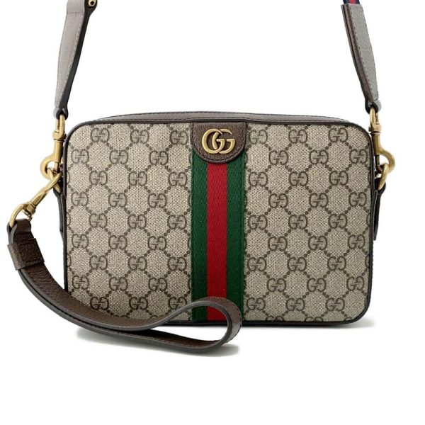 9714700 01 Gucci Ophidia GG Supreme Shoulder Bag Beige