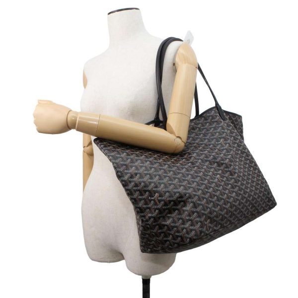 9715943 04 Goyard Saint Louis GM Tote Bag Black