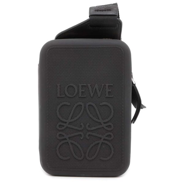 9715998 01 LOEWE Molded Body Bag Black