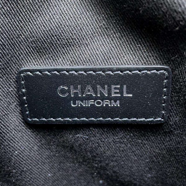 9717169 13 Chanel Body Bag Matelasse Uniform Lambskin Black