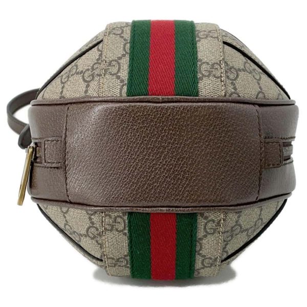 9718159 03 Gucci Ophidia Round GG Supreme 2way Shoulder Bag