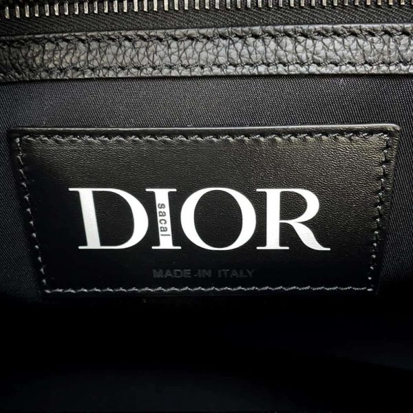 9719613 12 Christian Dior Saddle Sacai Collaboration Nylon Tote Bag Black