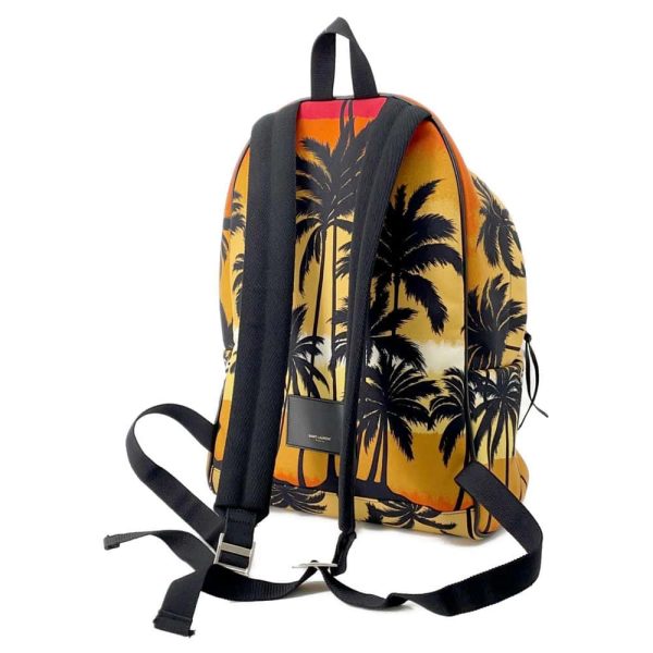 9720060 02 Saint Laurent Paris Sunset Palm Tree Backpack