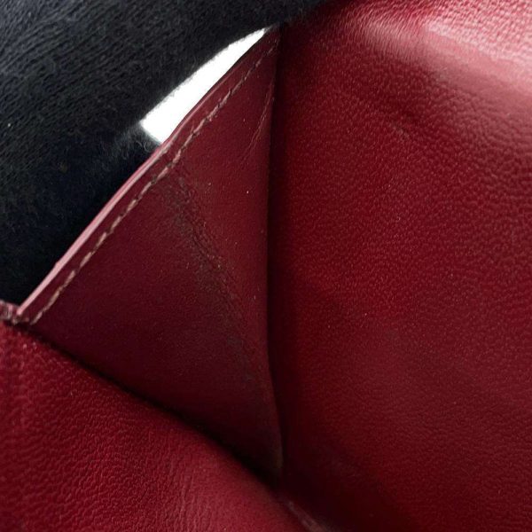 9720145 08 Bottega Veneta Intrecciato Long Wallet Red