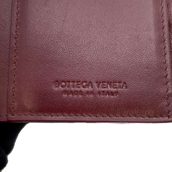 9720145 15 Bottega Veneta Intrecciato Long Wallet Red