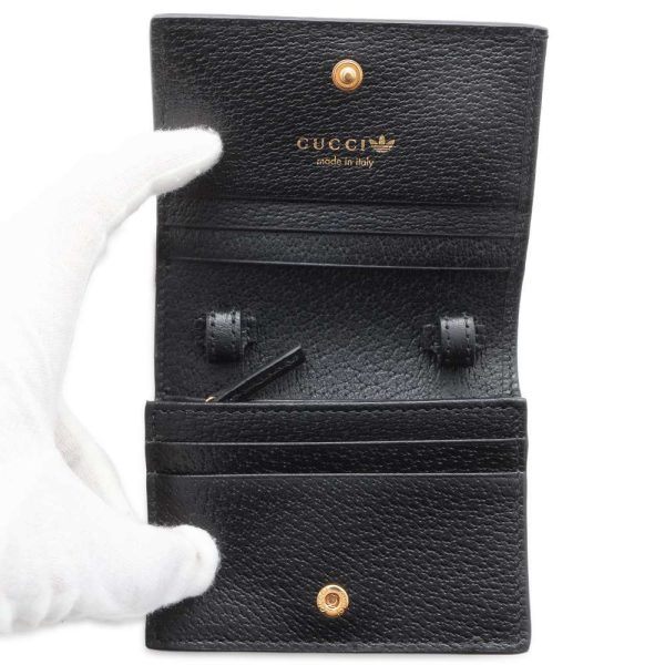 9720220 05 Gucci Horsebit Adidas Collaboration Wallet Black