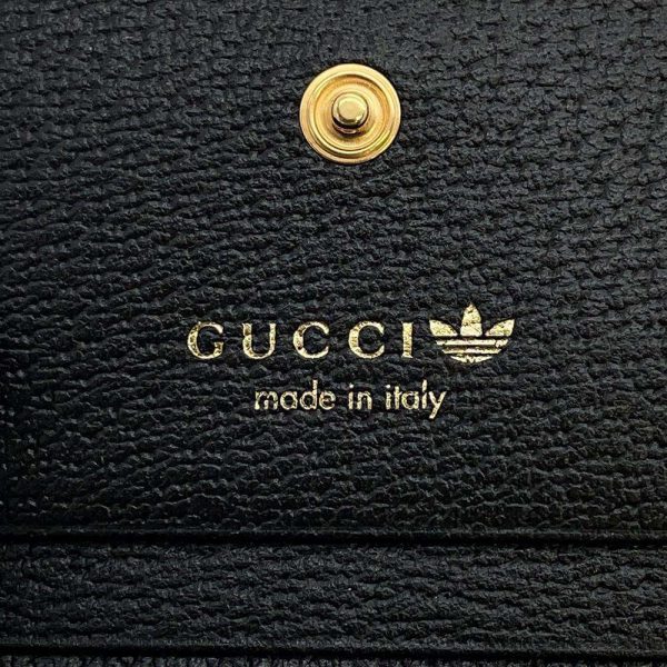 9720220 10 Gucci Horsebit Adidas Collaboration Wallet Black