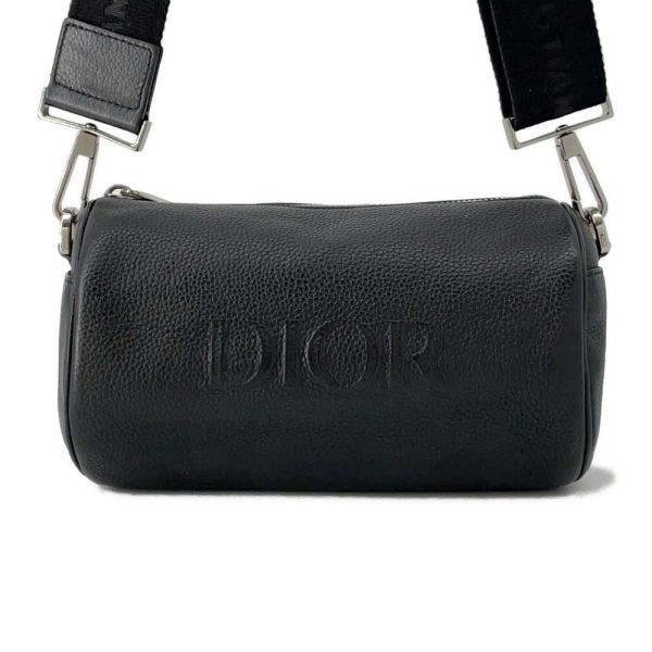 9720343 01 Christian Dior Roller Shoulder Bag Black