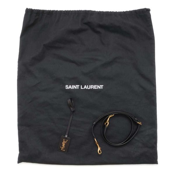 9725140 15 Saint Laurent Paris Hobo Tote Bag Black