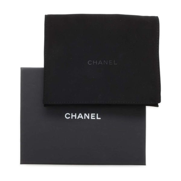 9726130 16 CHANEL Matelasse Small Flap Wallet Caviar Skin Black