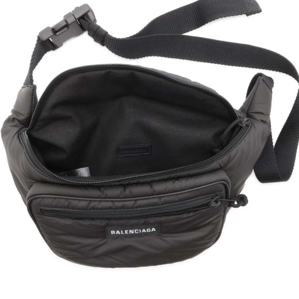 9726758 05 Balenciaga Explorer Belt Pack Waist Pouch Black