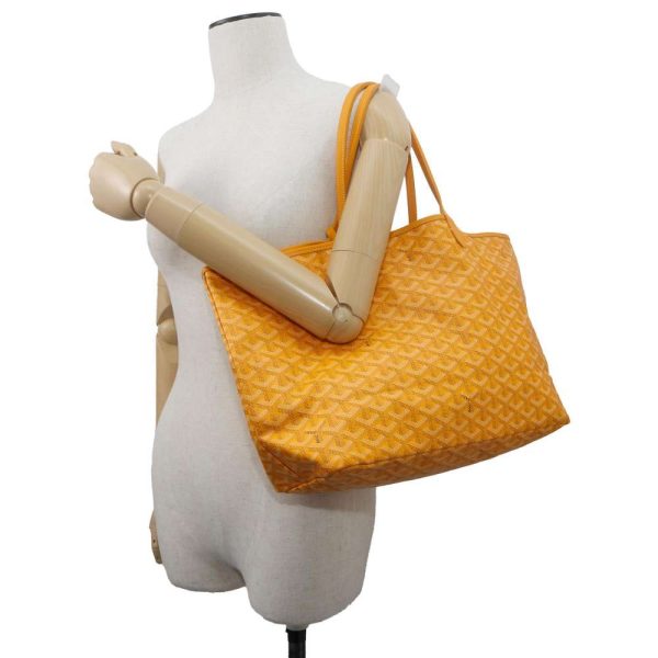 9733886 04 Goyard Saint Louis PM Tote Bag Pouch Yellow