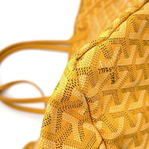 9733886 08 Goyard Saint Louis PM Tote Bag Pouch Yellow