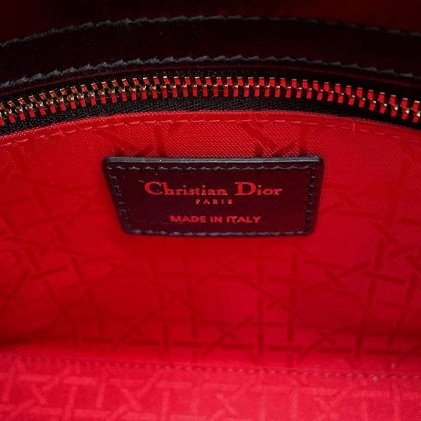 9733916 18 Christian Dior Dior MY ABCDIOR Cannage Handbag Black