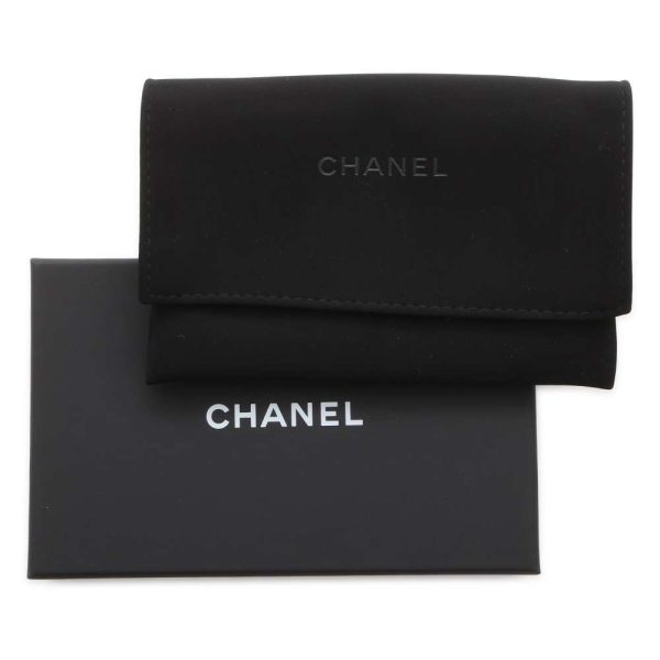 9735088 08 Chanel Coin Case Matelasse Caviar Skin Black