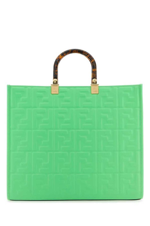 976a78627deaedf ia 1 Fendi Green Tote Bag