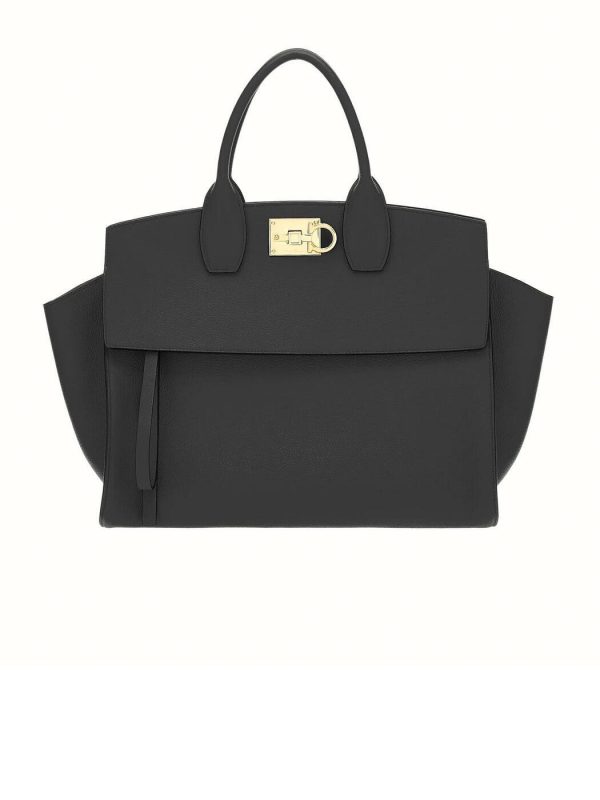 9aaba92a6471610 ia 1 Ferragamo Nero Black Tote Bag