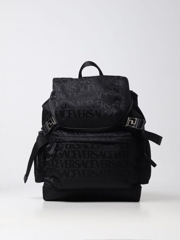 a09212911e38fdd gi 1 Versace Autumn Winter Backpack Black