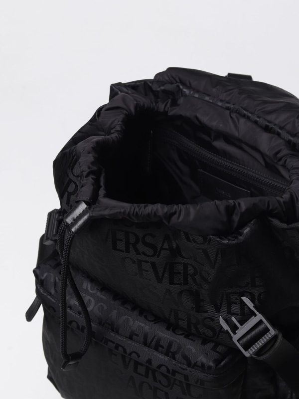 a09212911e38fdd gi 4 Versace Autumn Winter Backpack Black