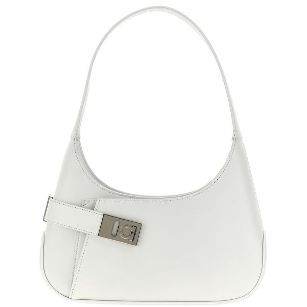 a1ef7173b99bfa1 ju 1 Ferragamo Archive Medium Shoulder Bag White