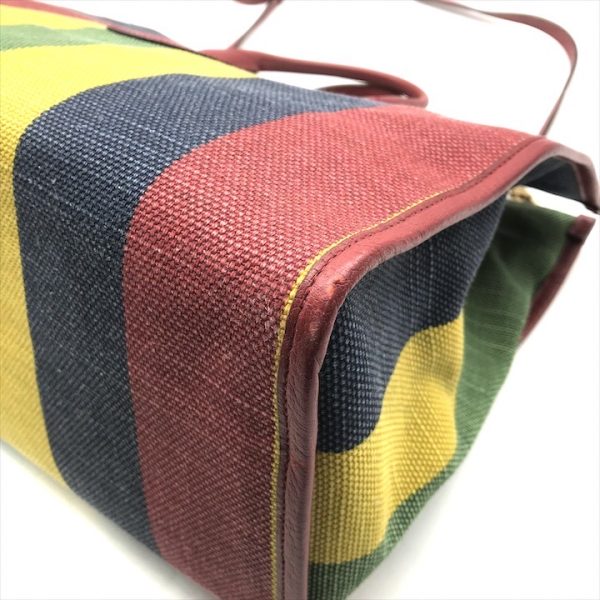 a3246 5 GUCCI Viadera Stripe Multi 2WAY Hand Shoulder Bag