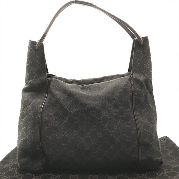 a3619 1 GUCCI GG one shoulder bag brown