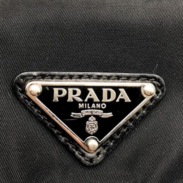 a3626 10 PRADA triangle Tessuto nylon shoulder bag black