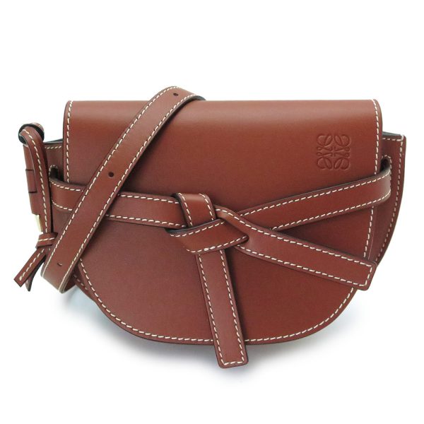 a650n46x01 1 Loewe Gate Dual Mini Bag Rusty Brown