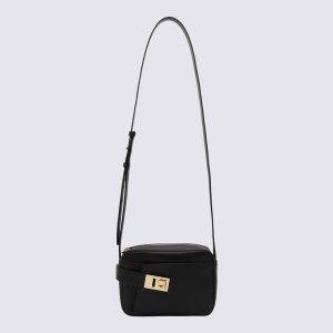 a9f0b91a6861d3c ia 1 Ferragamo Vara Shoulder Bag Black