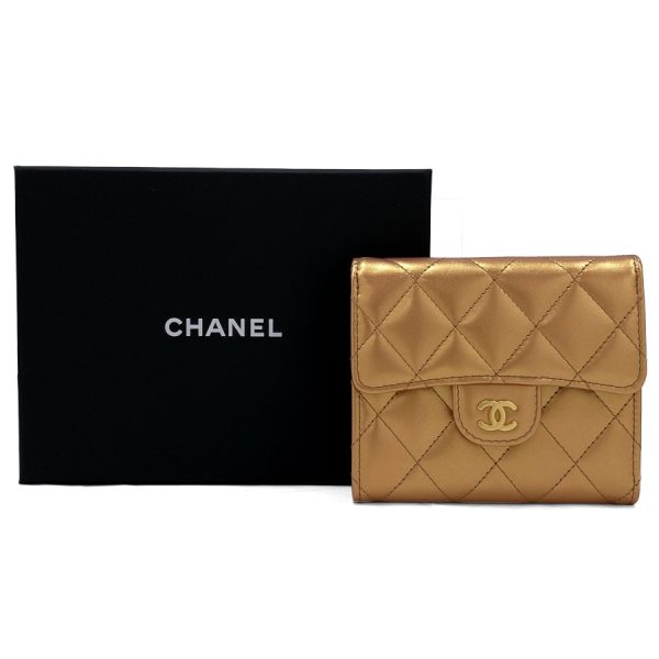 ap0231 b10077 08 CHANEL Wallet Small Flap Wallet Matelasse Grained Calfskin Pink