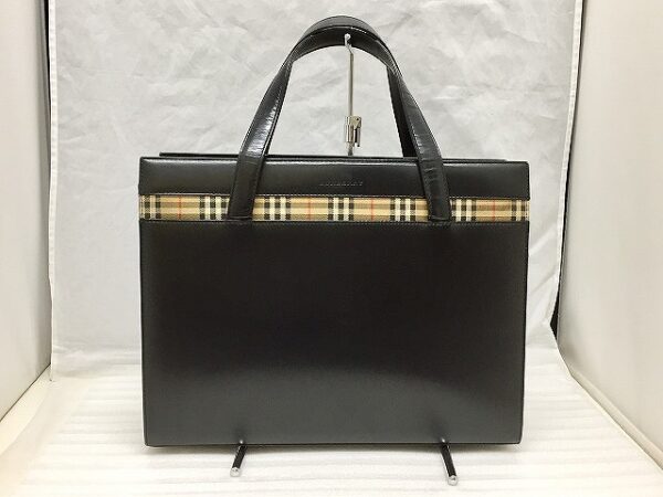 ayd205611077 1 Burberry Handbag Black Nova Check