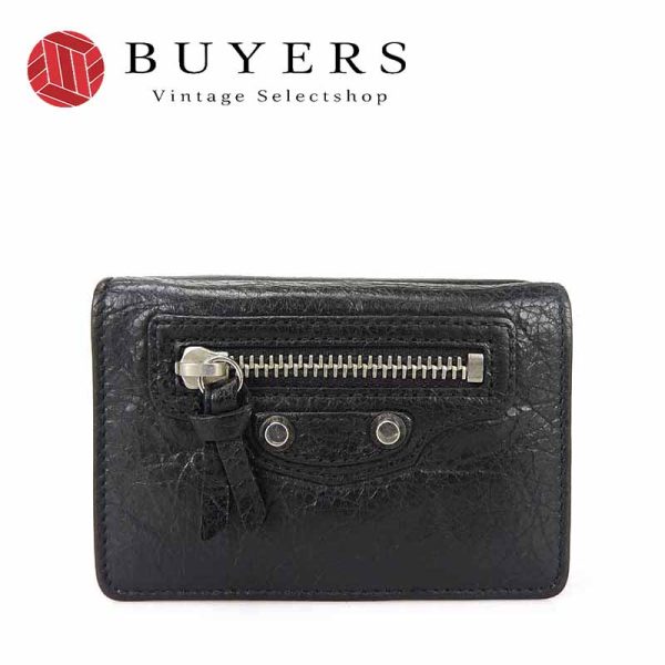 b a14686 1 BALENCIAGA 477455 Mini Wallet Coin Black