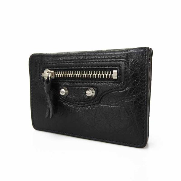 b a14686 2 BALENCIAGA 477455 Mini Wallet Coin Black