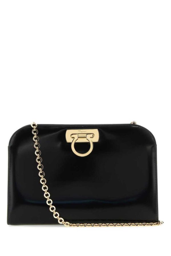 b0b95070ebca00f ia 1 Ferragamo Nero Autumn Winter Clutch Bag Black