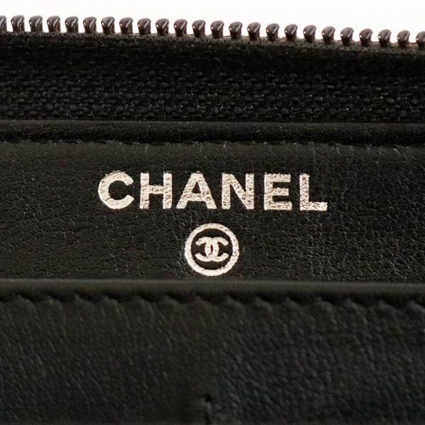 b16362310 CHANEL caviar skin long wallet